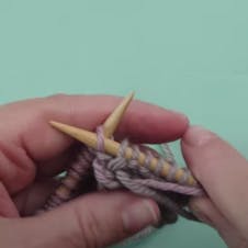 knit intarsia on purl stitch