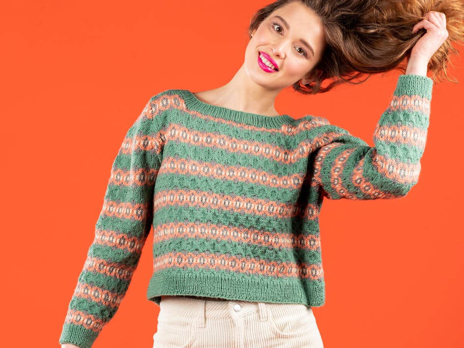 Paintbox tiles jumper