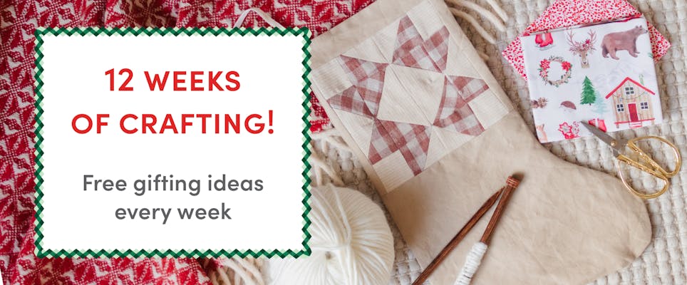 12 Weeks of Crafting - free gifting ideas every week!