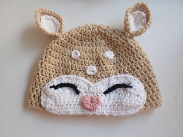 crochet deer hat for kids