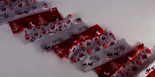 A Christmas Wish Table Runner step 3