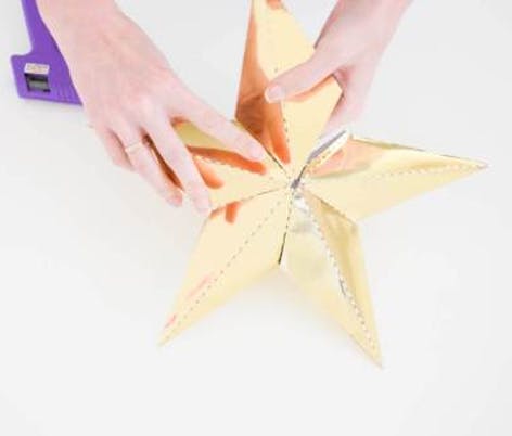 DIY papercraft Christmas tree topper