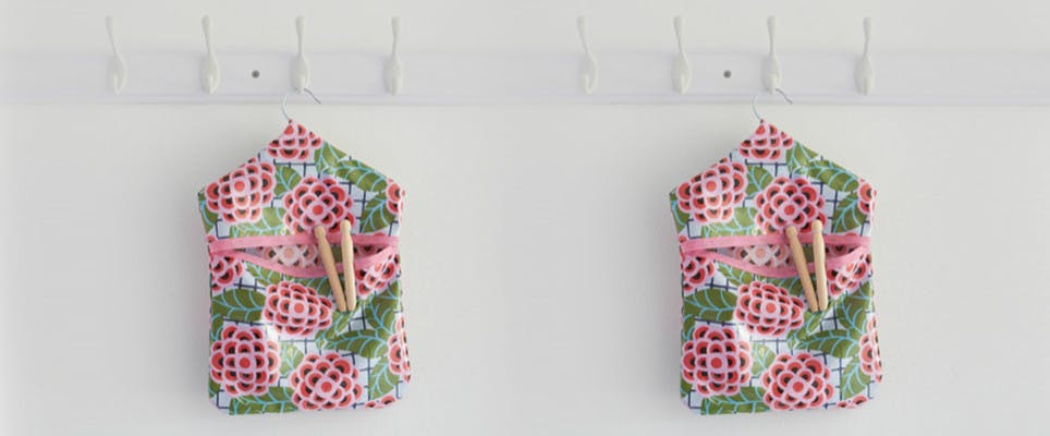 Peg bag sewing pattern