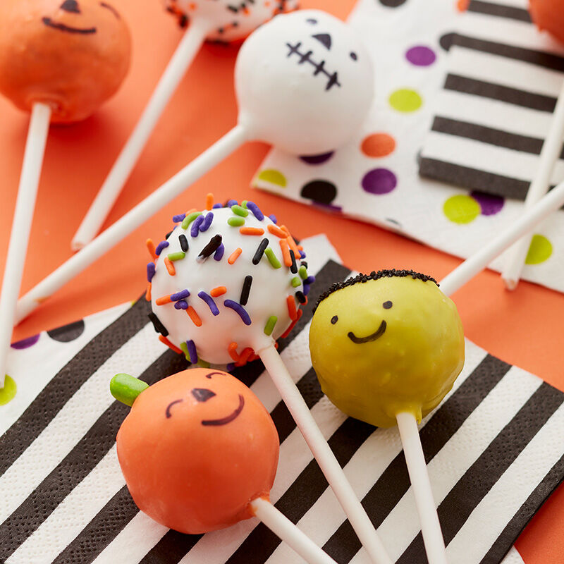 Wholesale / Bulk Simple Design Cake Pops *ONE OUTSIDE COATING COLOR ONLY  WITH SPRINKLE COLOR CHOICE* | Candy's Cake Pops