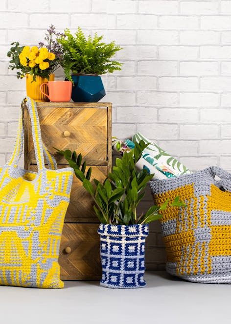 Tidy Haus pattern collection from Paintbox Yarns
