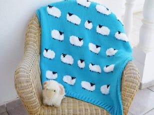 Flock of Sheep Blanket