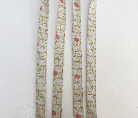 Completing your two handles for your tote bag