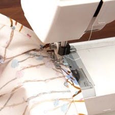 gathering stitches using sewing machine