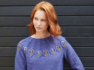 Lydia Sweater in Debbie Bliss Erin Tweed - DB276 - Downloadable PDF