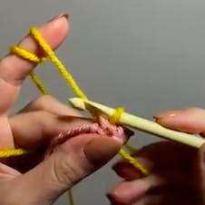 Changing colour in Tunisian crochet