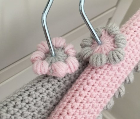 crochet wire hanger covers free pattern