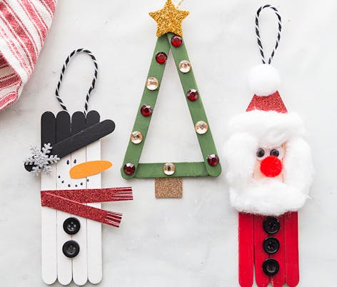 9 kids' easy Popsicle stick crafts for Christmas 