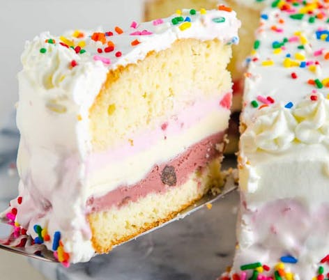 Ice cream birthday cake idea