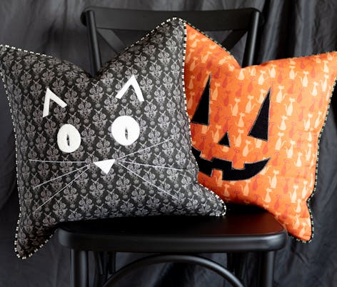 How to Make Cute Halloween Pillows - Real Creative Real Organized