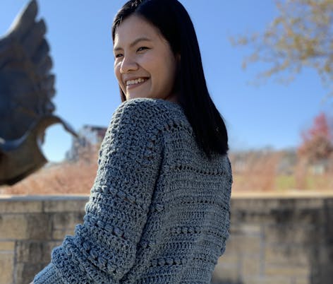 Knitcroaddict bead sweater crochet pattern