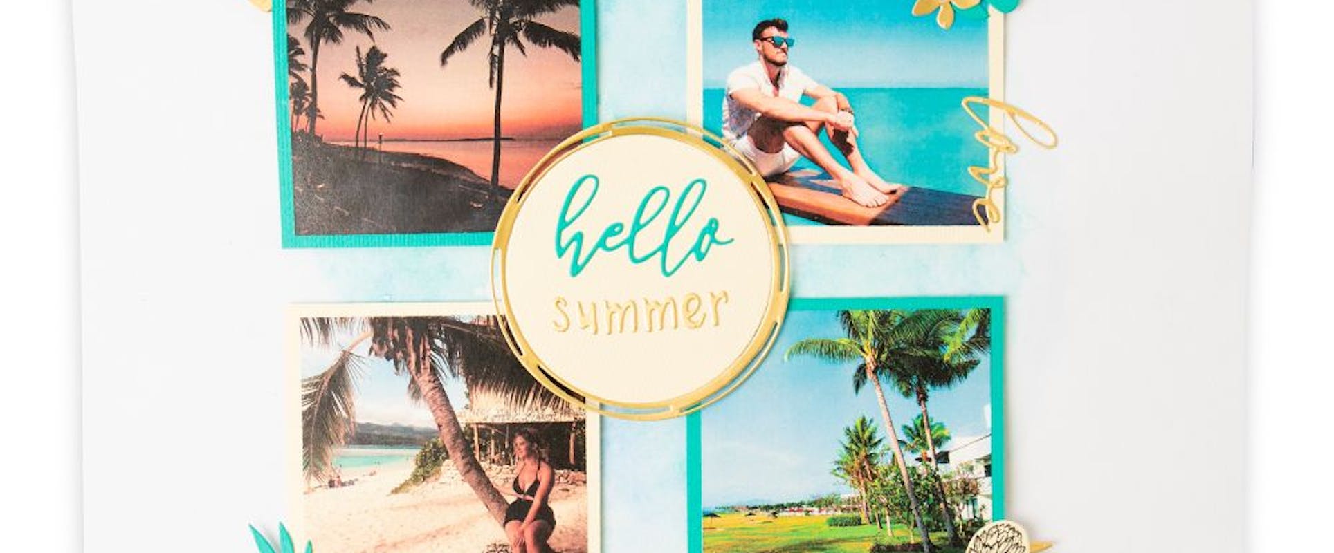 How to Create a Vacation Scrapbook - FLYING WITH FOUR