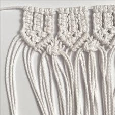 Macrame tealight cover 4