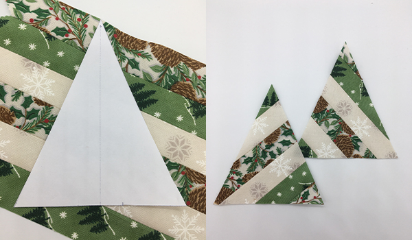 Stylish Strip Quilted Christmas Tree Tutorial Lovecrafts