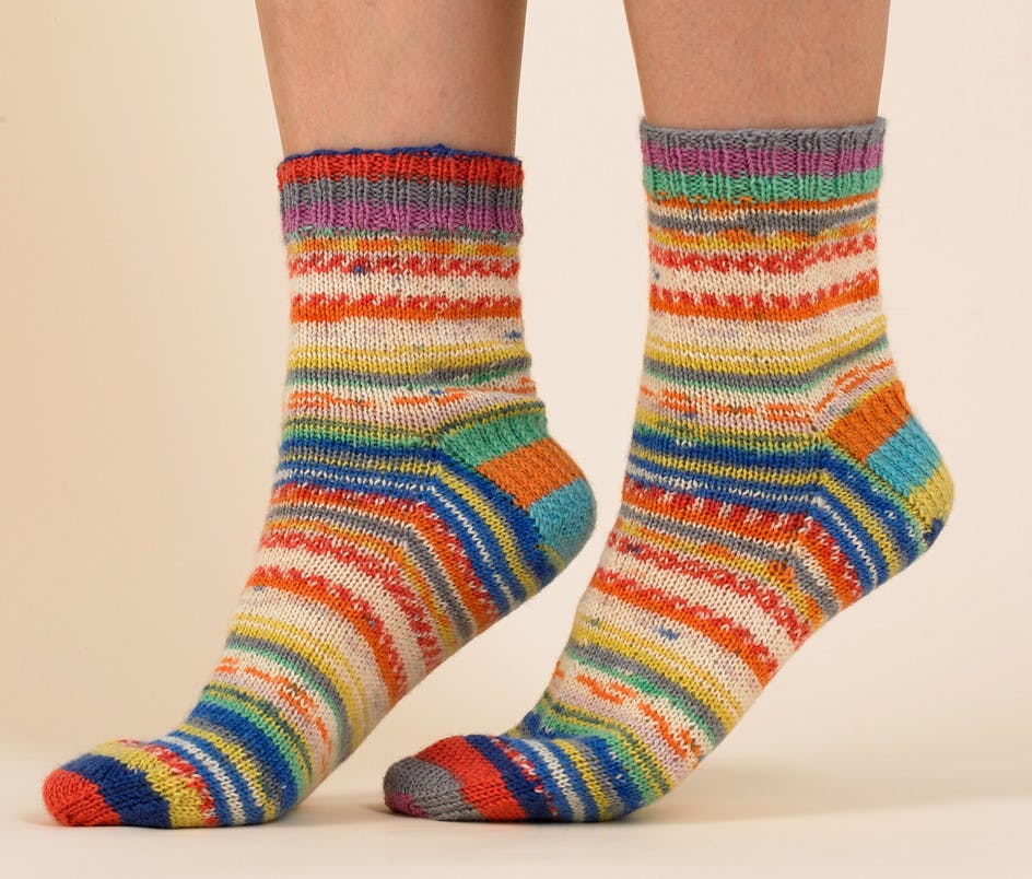 3 ways to knit a sock heel LoveCrafts
