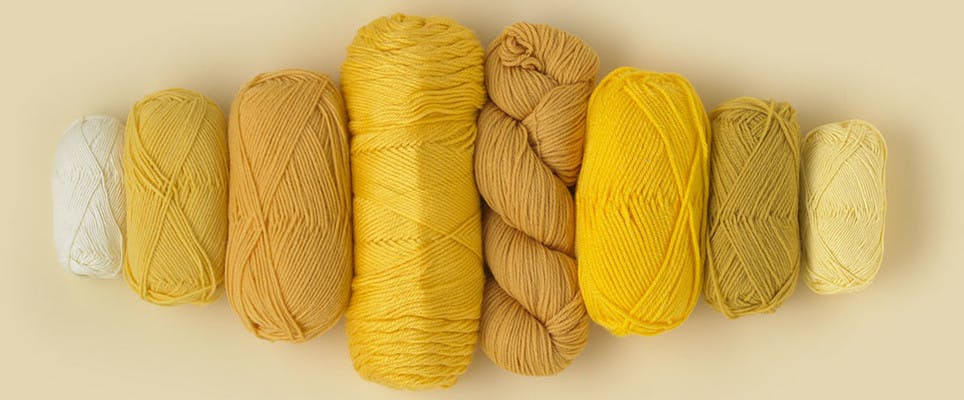 Brazilian Wool - 6 Pieces - Gold