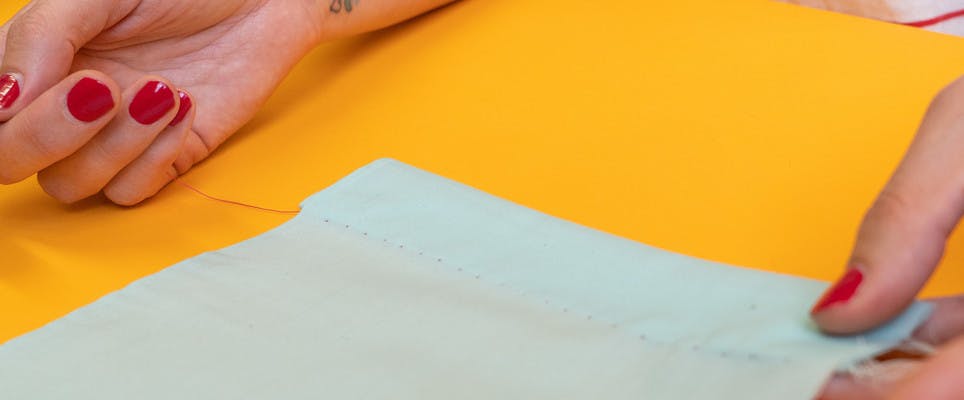 How to sew an invisible hem