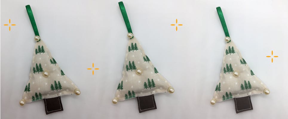 Cute and quick quilted Christmas tree tutorial! 