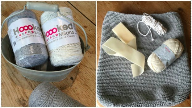 Yarn to crochet a packpack
