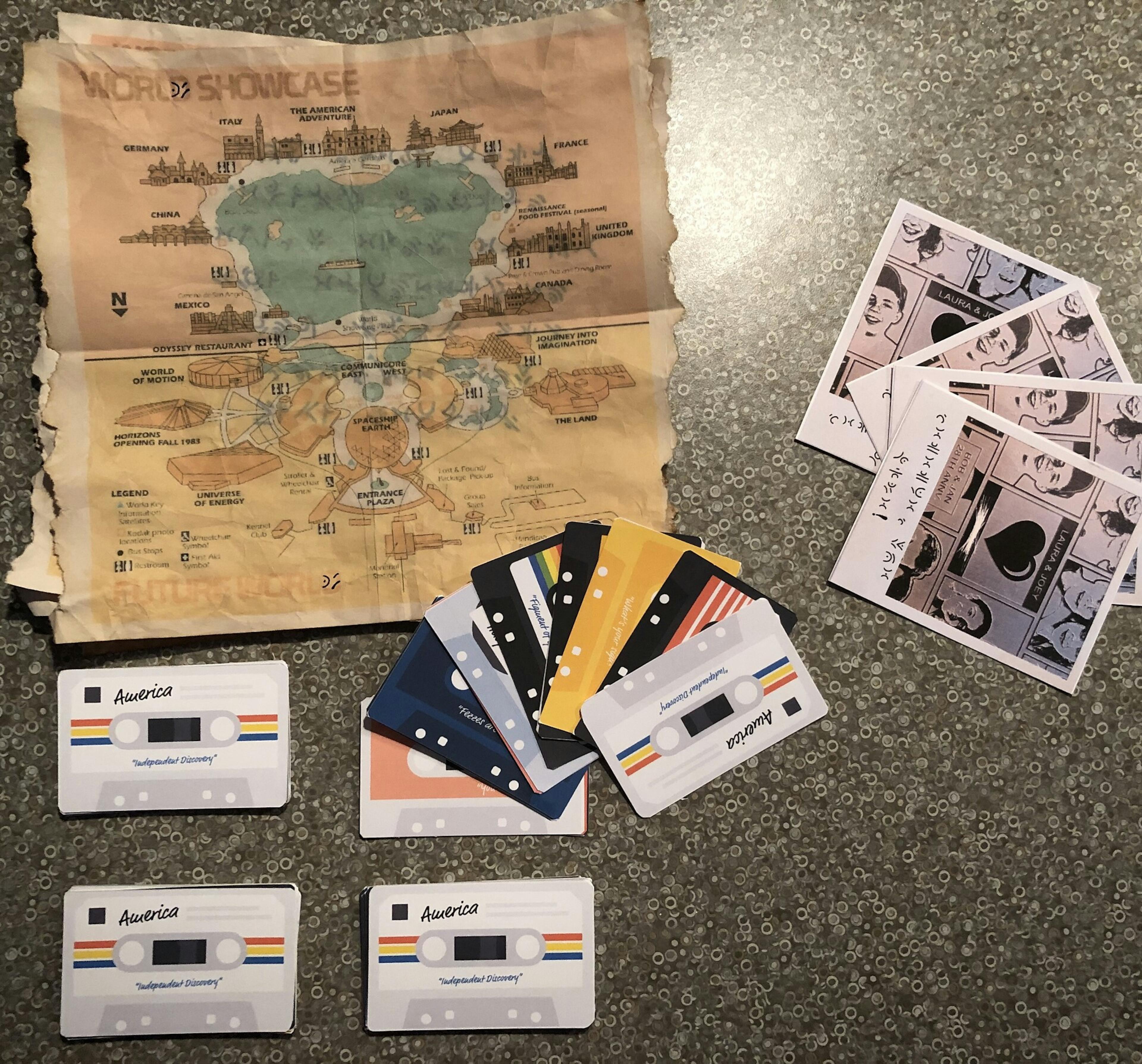 Physical assets for Expedition Epcot