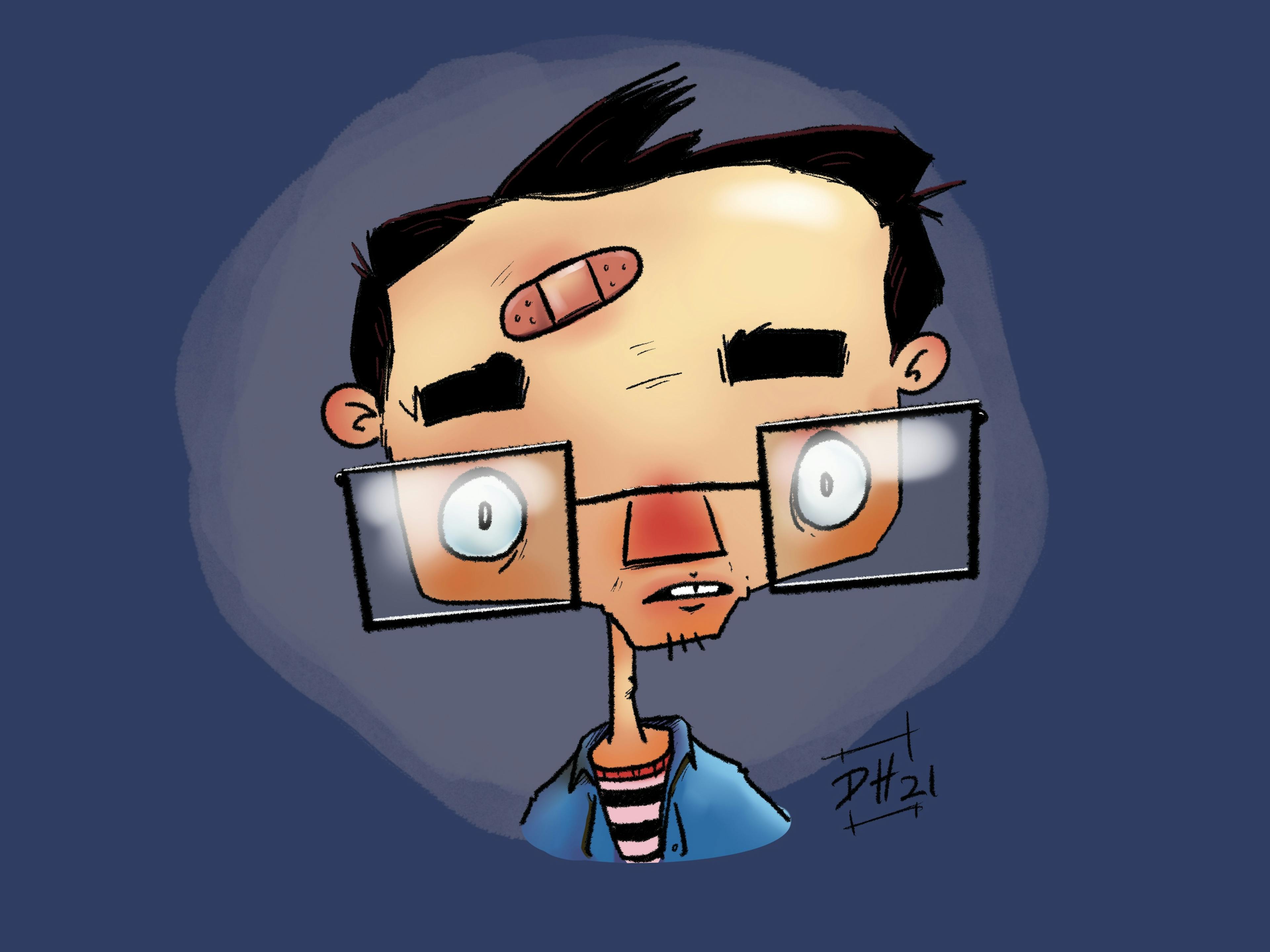 Nerd drawing