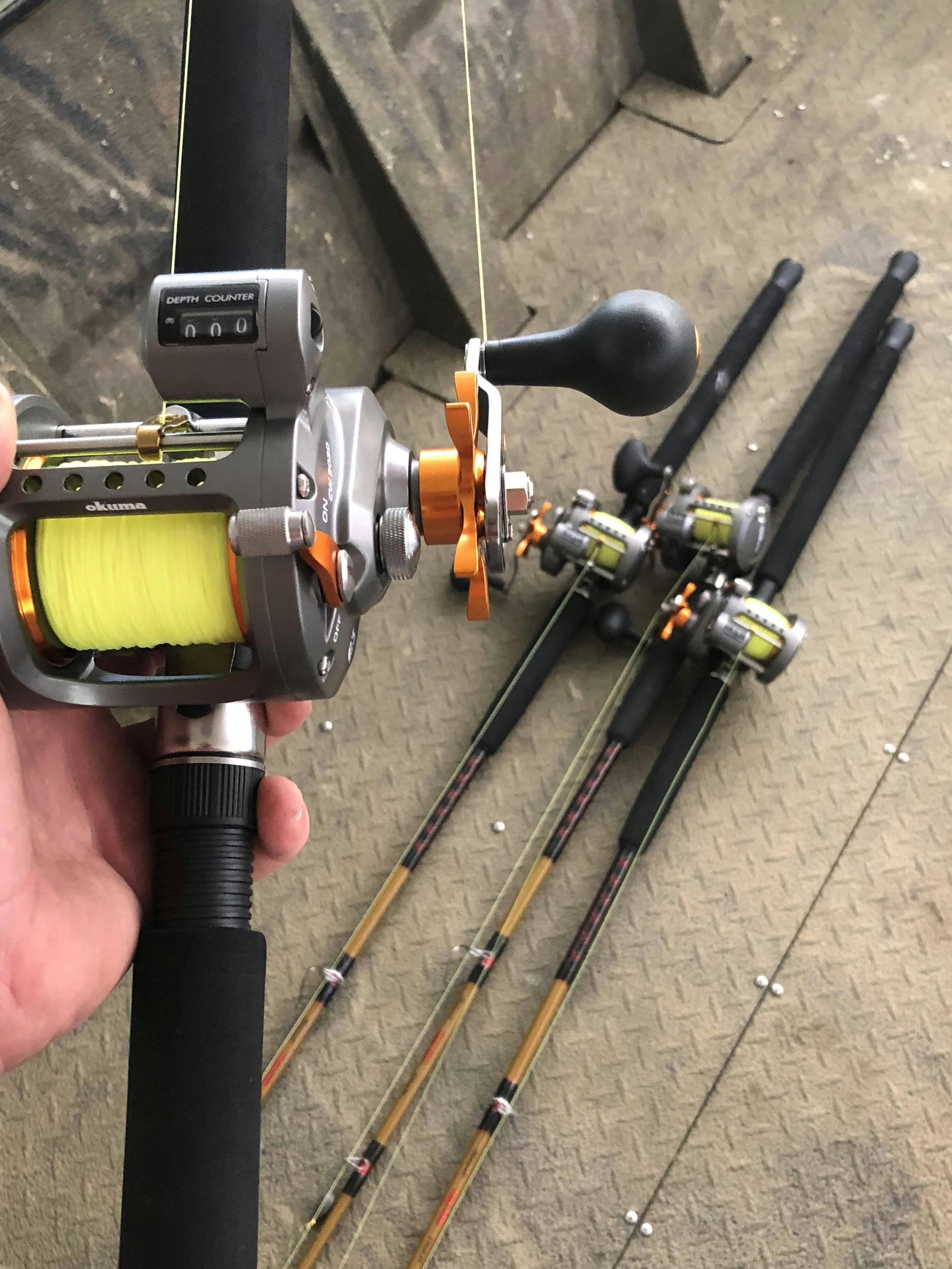Catfishing gear used by Loveless Outdoor Adventures