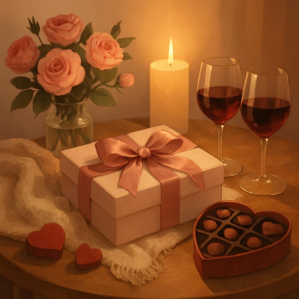 Beautiful illustration for things to do for valentine's day