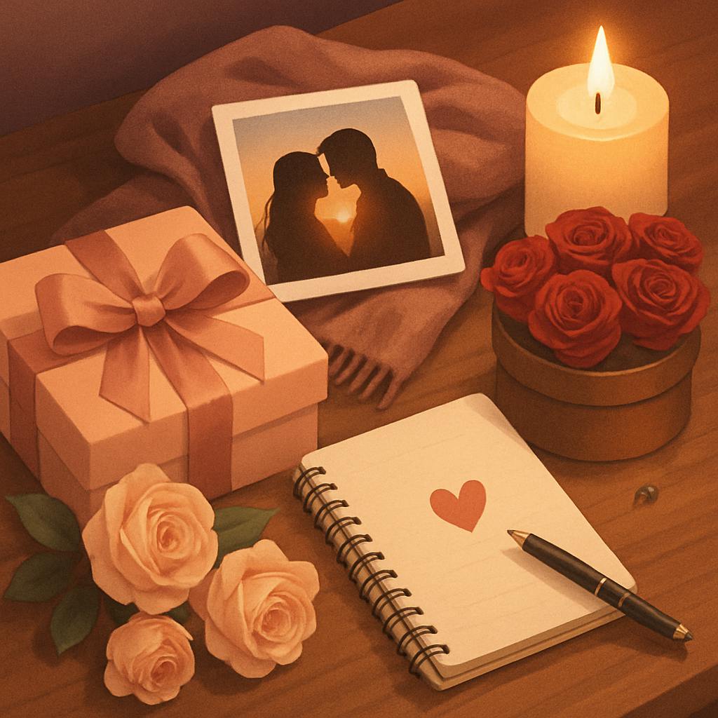 Beautiful illustration for unique valentines day ideas