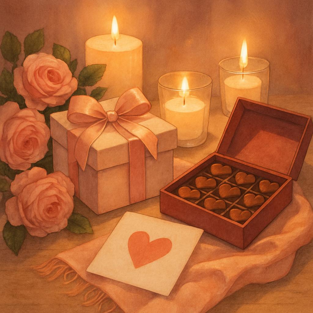 Beautiful illustration for fun valentines day ideas