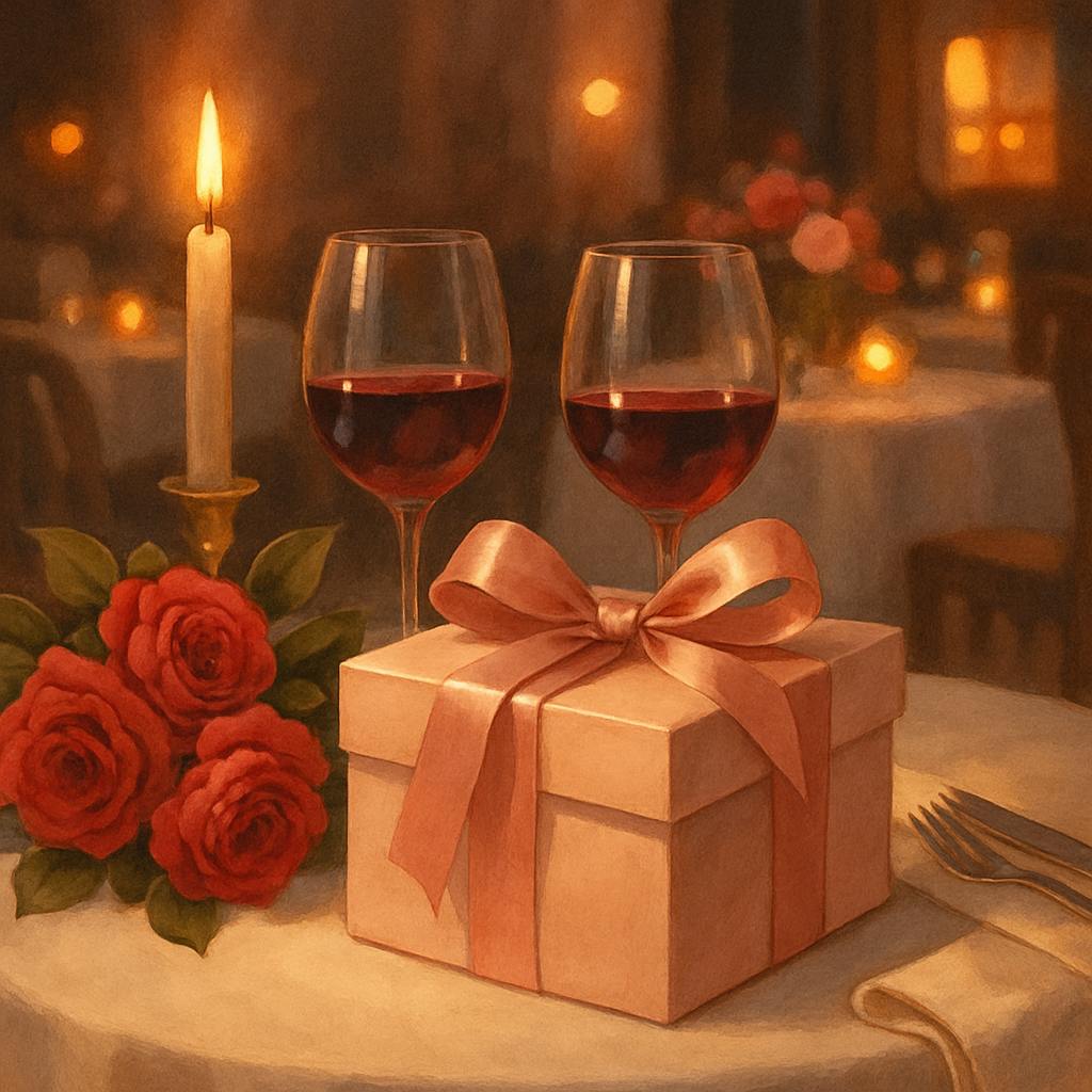 Beautiful illustration for best restaurants for valentine's day