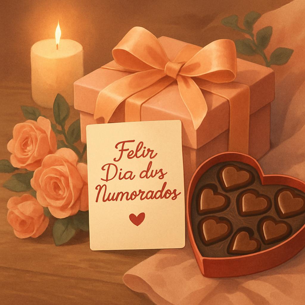 Beautiful illustration for brazilian valentine's day