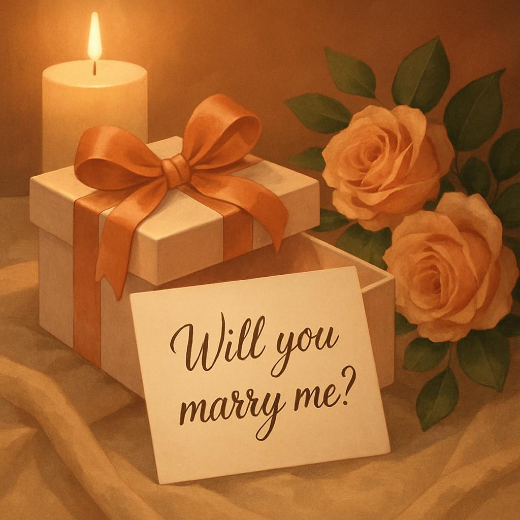 Beautiful illustration for engagement message for couple