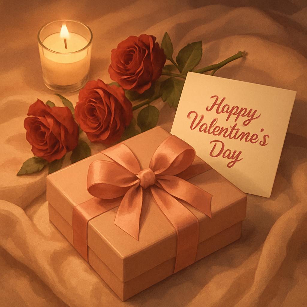 Beautiful illustration for happy valentine's day