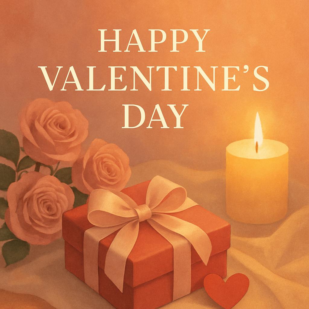 Beautiful illustration for happy valentine's day banner