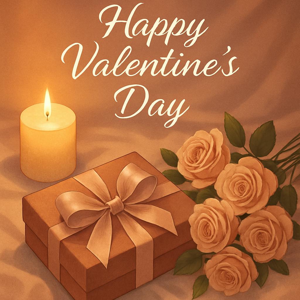 Beautiful illustration for happy valentine's day quotes