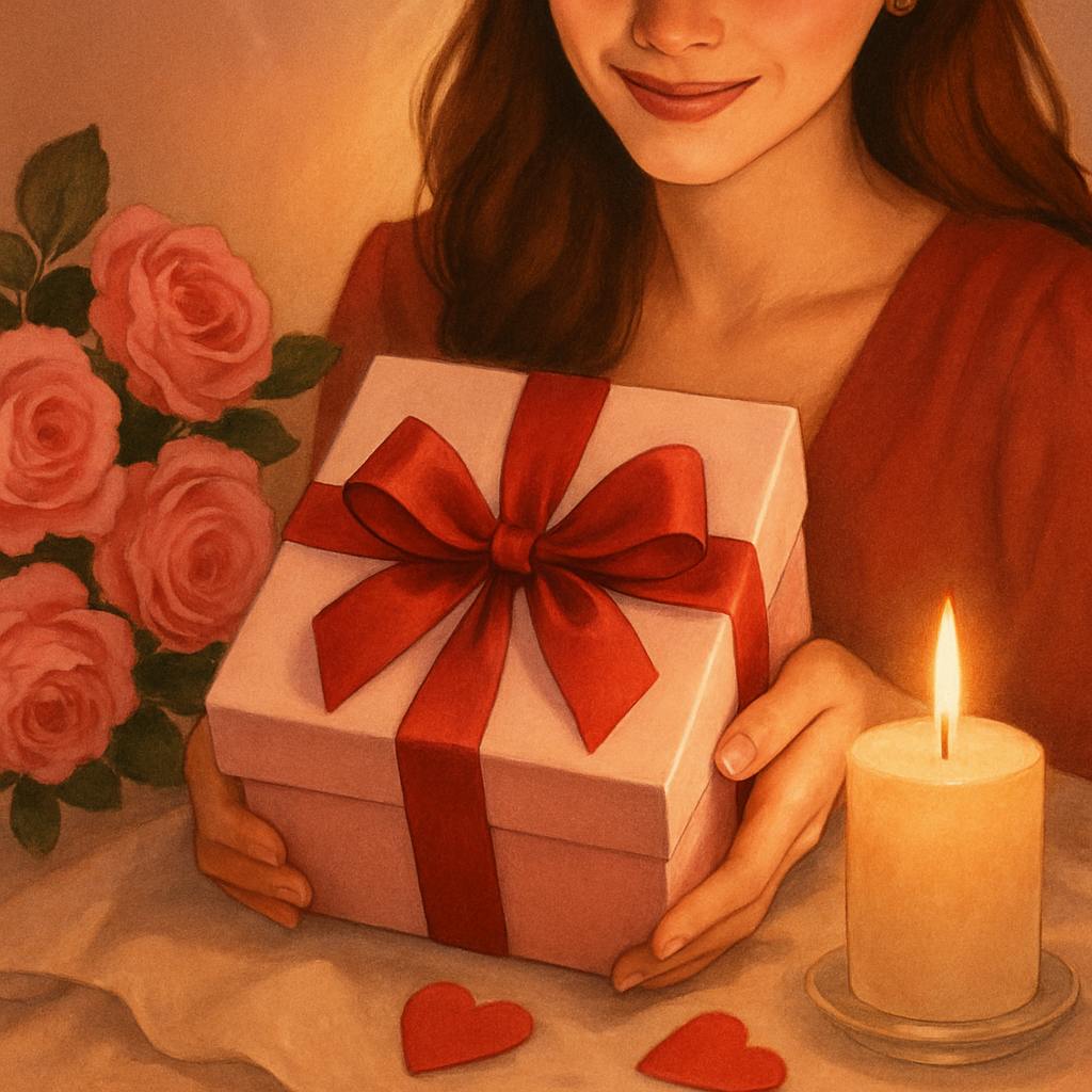 Beautiful illustration for is valentine's day for women