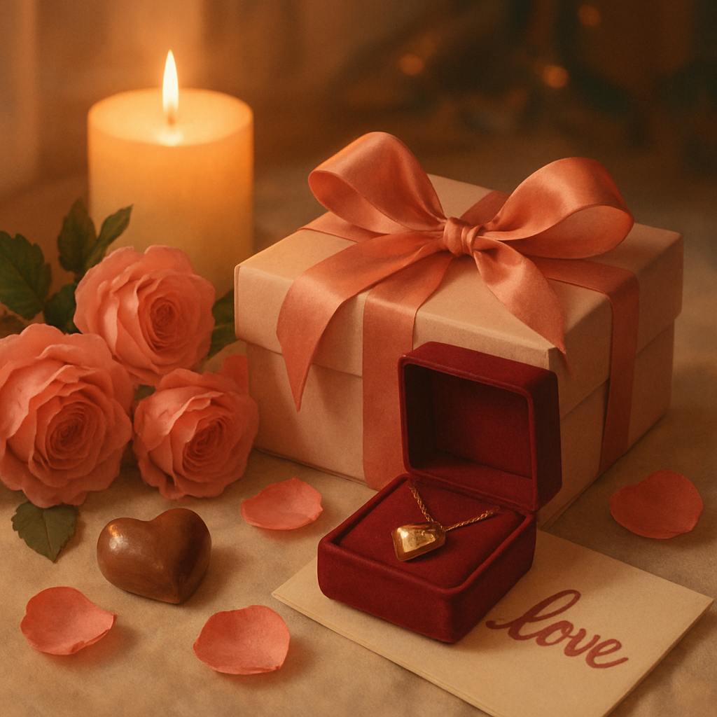 Beautiful illustration for last minute valentine's day gifts
