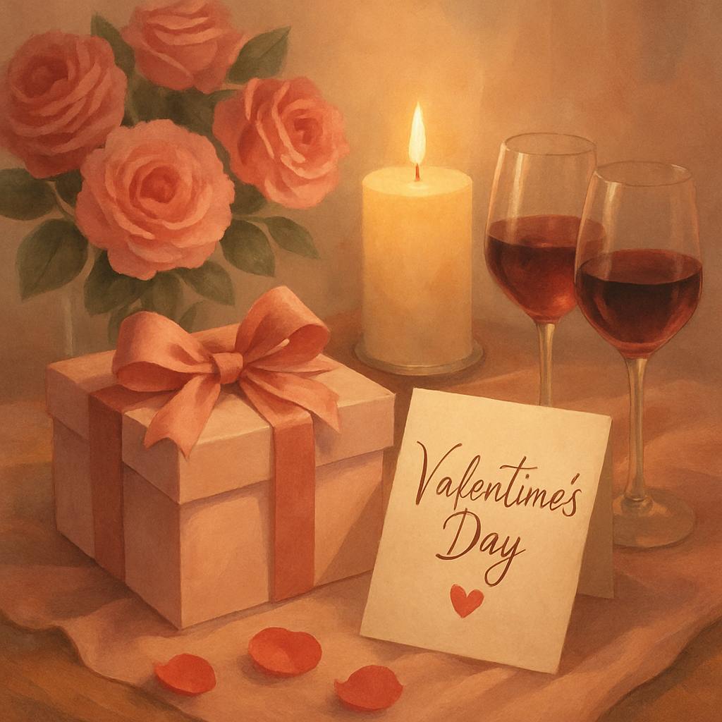 Beautiful illustration for things to do on valentine's day near me