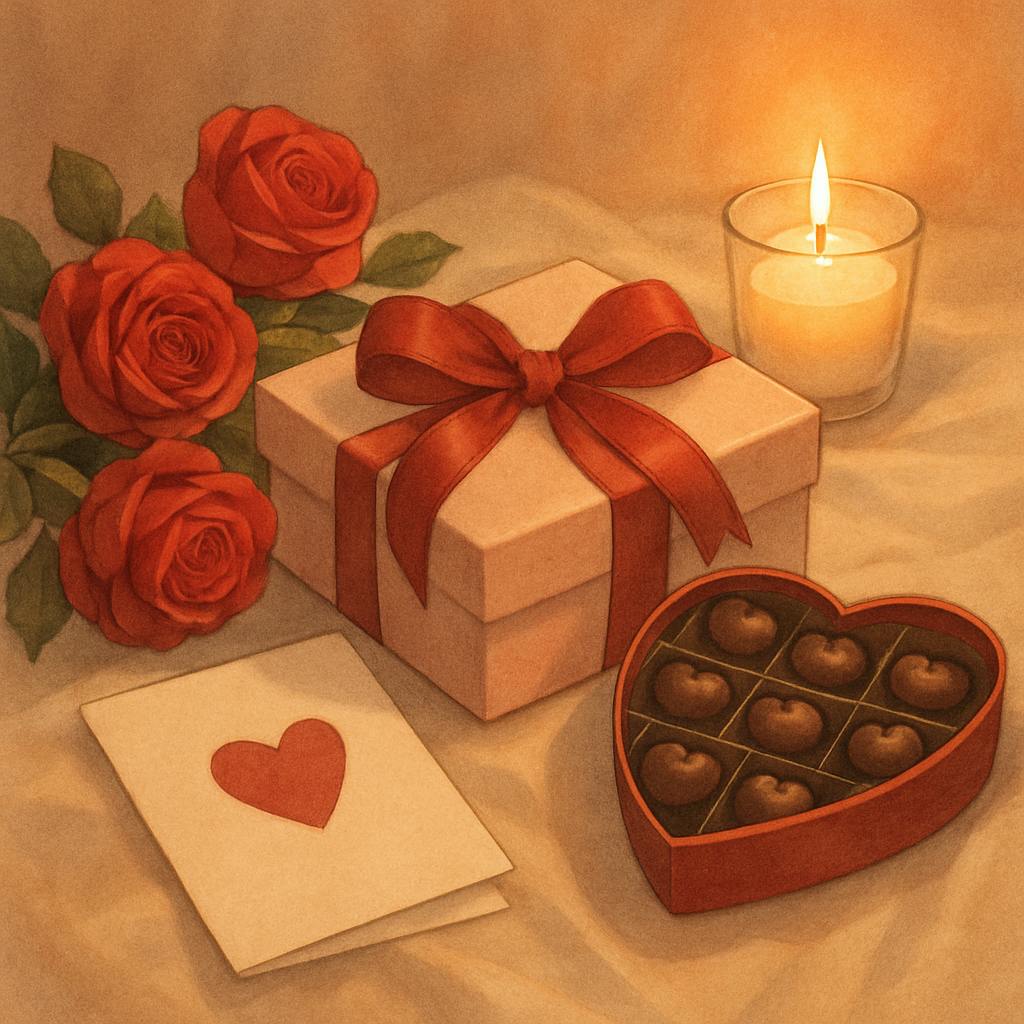 Beautiful illustration for things to draw for valentine's day