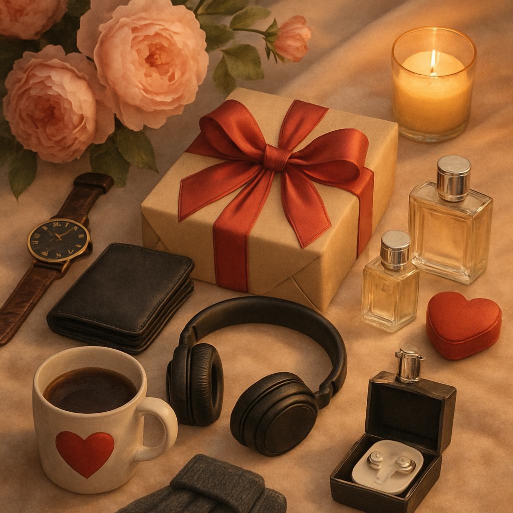 Beautiful illustration for top 20 valentine's day gifts for him