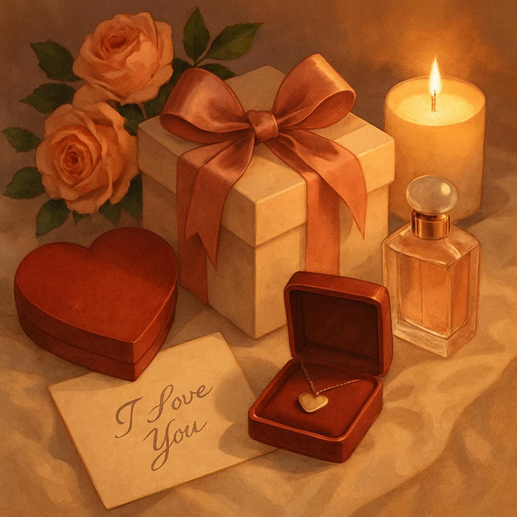 Beautiful illustration for unique valentine's day gifts