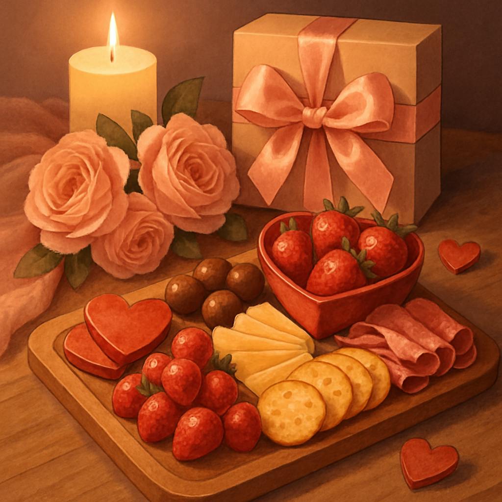 Beautiful illustration for valentine's day board ideas