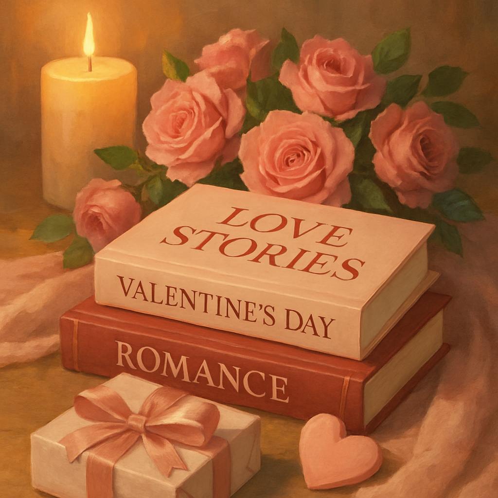 Beautiful illustration for valentine's day books for adults