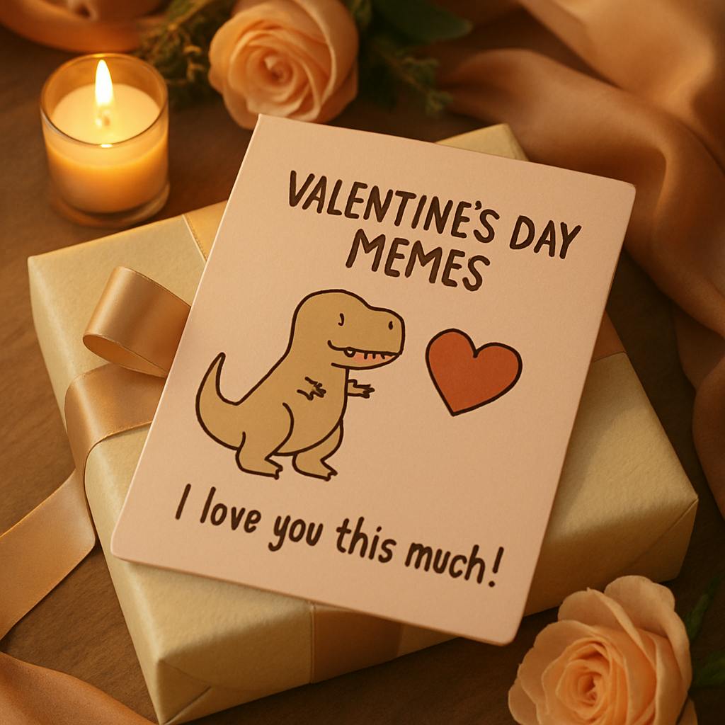 Beautiful illustration for valentine's day funny memes