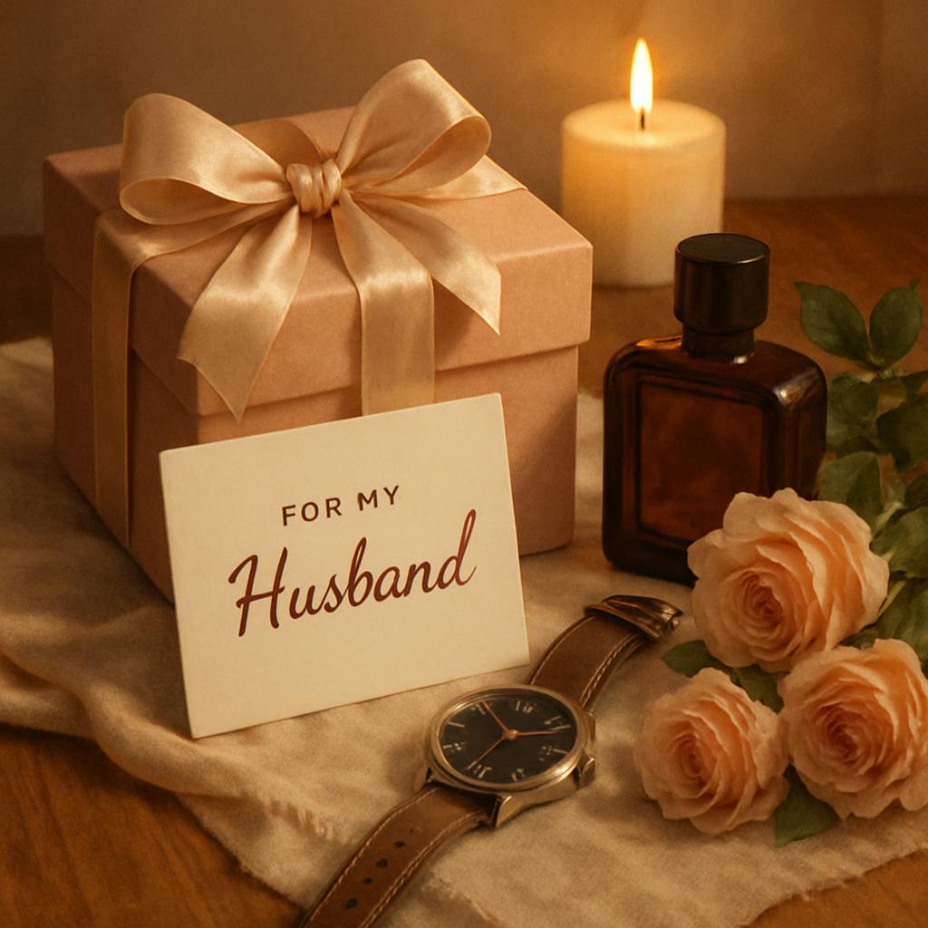 Beautiful illustration for valentine's day gifts for husband