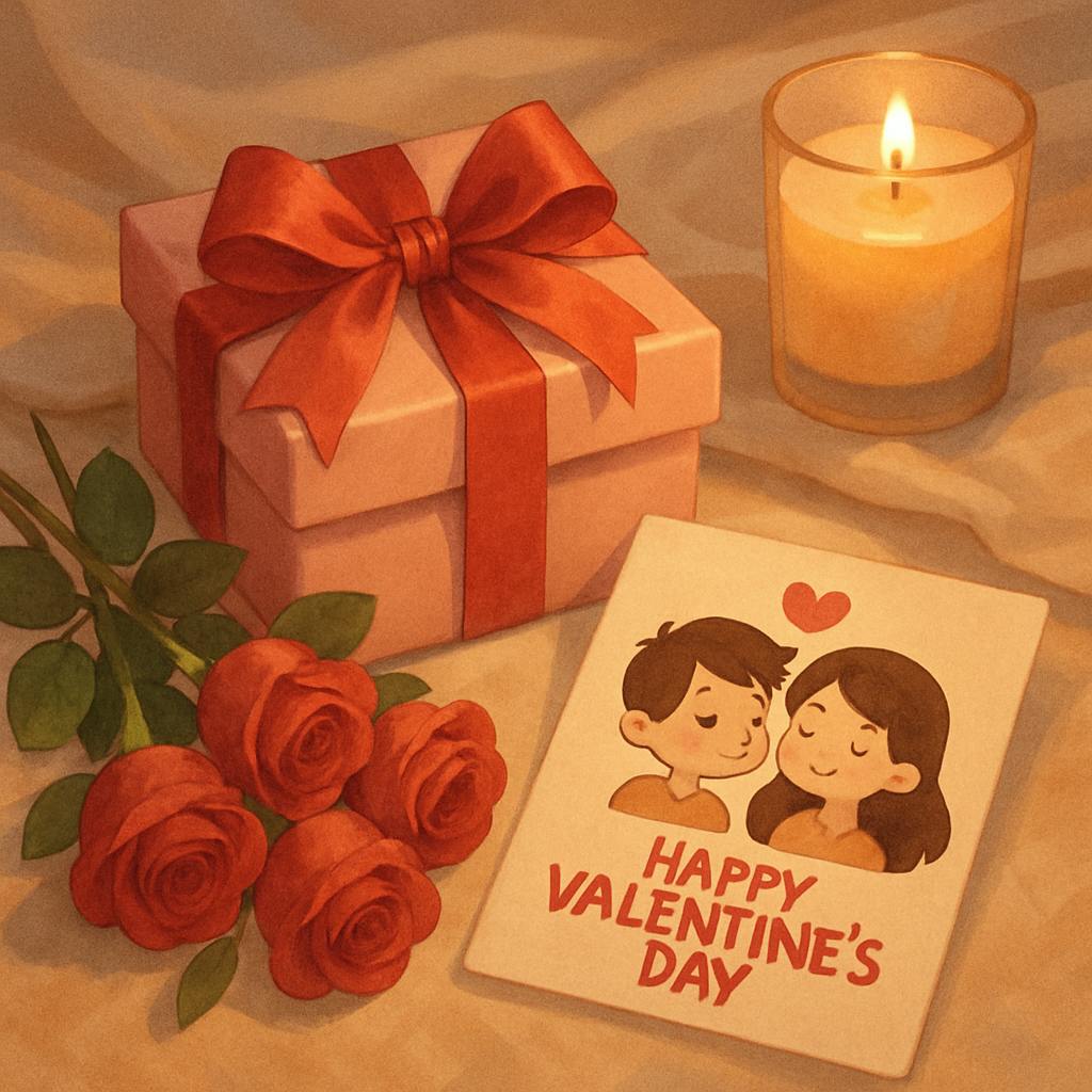 Beautiful illustration for valentine's day cartoons